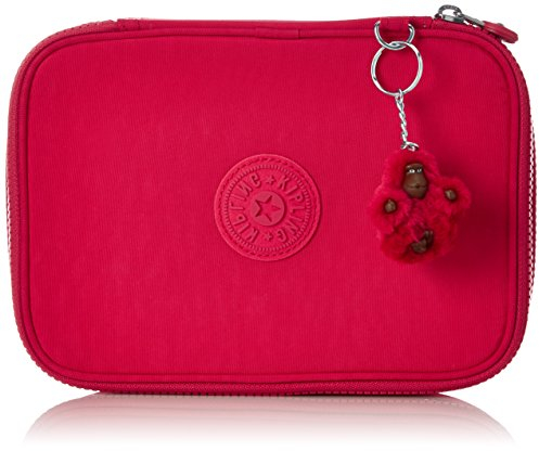 Kipling 100 PENS Grand étui à crayons, pochettes, étuis, True Pink (Rose)
