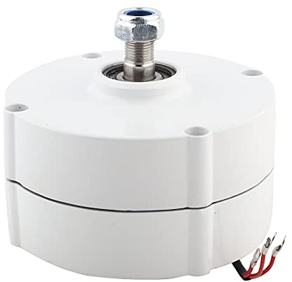 400W Permanentmagnet Generator 3 Phasen Wechselstrom mit Aluminiumlegierung Gehäuse für Industriebedarf Elektromotor 550r/m (Ohne Gleichrichter 48V)