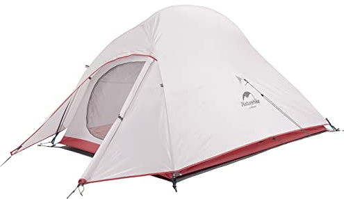 Naturehike Cloud Up 2 Camping Zelt für 2 Personen Wasserdichtes und Winddichtes Ultraleichtes Zelt für Outdoor-Aktivitäten Trekking (Grau)