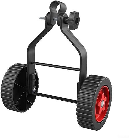 Jeu de roues réglables pour débroussailleuse, coupe-bordures et tondeuses à tige droite