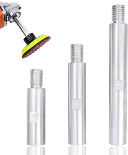 Apdvenk 3 Piezas Extensión de Amoladora Angular, M14 Biela para Pulidora Rotativa, Barra de Extensión de la Amoladora Angular para Hogar, Taller Mecánico, 75 mm/100 mm/140 mm