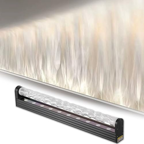 Jcgly Ocean Wave Light, Dynamic Wave Projector Lamp, Wall Sconce with Remote Control, 3 Color Changing, Stepless Dimming