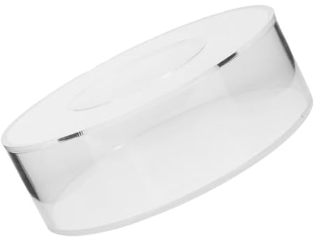HEALSOPTHY Espositore per Torte Acrilico Trasparente con Base Riempibile Supporto Decorativo Rotondo Resistente per Cupcake e Dessert per Matrimoni Compleanni e Feste