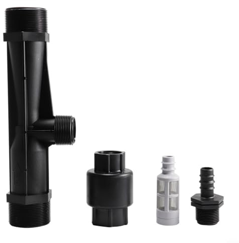 Advokingtap Dispositivo del inyector de la irrigación Venturi del aplicador del fertilizante de 2 pulgadas para los sistemas de riego del jardín