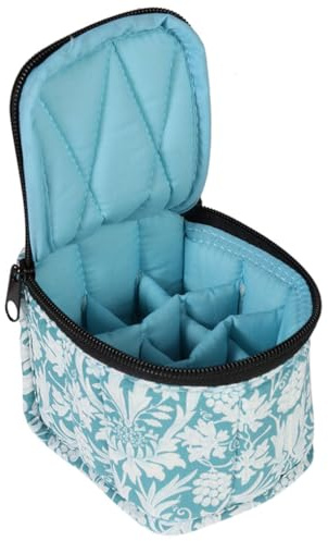 Homoyoyo Organizer 15ml Smalti Scomparti Borsa e Unghie 9 Design Resistente e Cerniera Umanizzata Compatibile da Viaggi e Ufficio Bottiglie