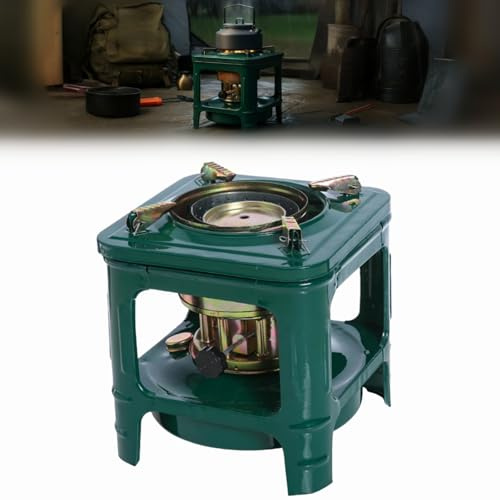 Réchaud à pétrole portable, 8 mèches, pour pique-nique, camping, ébullition rapide, léger et polyvalent pour les randonnées, les randonnées et les aventures (1 pièce)