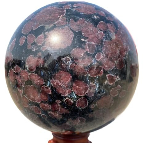 VWWJCCRO 1 Bola de Cristal Granate 600-650 g, Piedra for el hogar