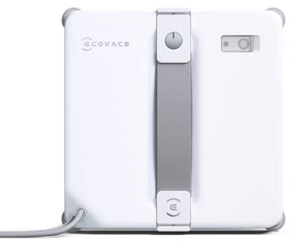 ECOVACS WINBOT Mini 2 Robot Limpiacristales, Cepillos Laterales para Esquinas y Pulverización Ultrasónica, Ultrafino para Ventanas Estrechas, Navegación Inteligente, 6 Modos App, Protección 10 Niveles