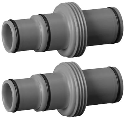 Raccord de tuyau de piscine 3 voies pour système de filtre à sable - Adaptateur en T 32 mm et 38 mm compatible avec et pompes de filtration (1,5 à 1,25)
