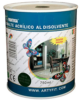 Paintusa - Esmalte acrílico al disolvente S812 verde mayo 750 ml