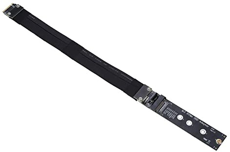 Bewinner SSD Verlängerungskabel, NVMe M.2 Solid State Unit Verlängerungskabel, PCIe3.0 x4 32 Gbit/s Festplattenadapter, SSD Verlängerungskabeladapter für PCI-E 3.0 x4