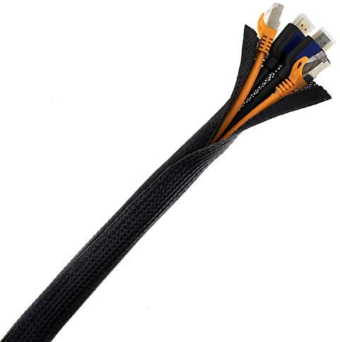 Universal Kabelschlauch mit Klettverschluss 15-20mm Kabelkanal 2 Meter