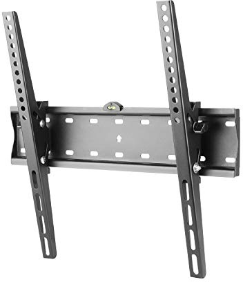 Support Mural pour TV 106,7 cm - 177,8 cm - SLx - Position d'inclinaison - Solide - Profil Fin - VESA Max 400 x 400 - avec Niveau à Bulle intégré et kit de Fixation Murale, 28084R/14