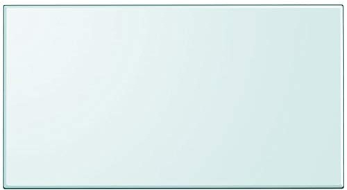 SKM Piano Tavolo Vetro Temperato Rettangolare 1200x650 mm
