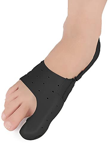 ALINZO Bunion Corrector für Frauen und Männer – rutschfeste Version Bunion Toe Separator Orthopädische Bunion Splint zur Schmerzlinderung und Begradigung der großen Zehen (schwarz)