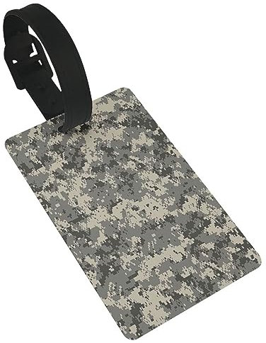 Armee-Gepäckanhänger, digital, Camouflage, einzigartige Reisegepäckanhänger, Koffer-Identifikationsetiketten für Damen und Herren