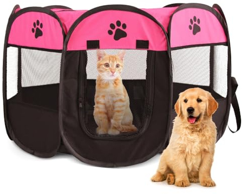 Welpenauslauf Laufstall Hund Welpenlaufstall Hundezaun Hundelaufstall | Welpenauslauf Laufstall Welpenlaufstall hundelaufstall für wohnung Hundebox Katzengehege Hundekäfig Katzen Hunde Kaninchen