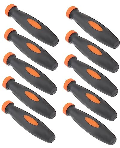 jojofuny Metallgriff 12St Dateihandle Universeller Feilengriff Ersatz-Feilengriff Feilengriff aus Metall ergonomischer Feilengriff zweifarbig handhaben Kettensäge Werkzeug Griffigkeit