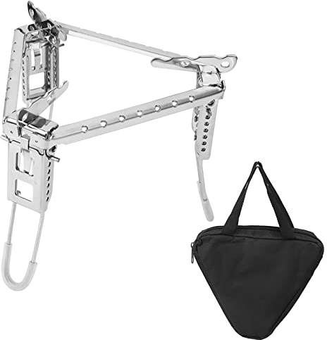 Trépied de camping pour la cuisine, support pliable pour réchaud à gaz, support de bidon, support de barbecue à carburant, accessoire de camping pliable en plein air