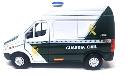 PLAYJOCS GT-8184 FURGÓN Guardia Civil vehículo metálico, jugete para niños y coleccionistas.