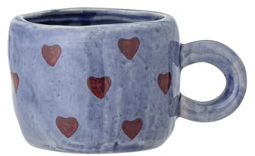 Bloomingville Mini Nini Tasse, Blue, Steingut, D6,5xH5 cm, 115 ml