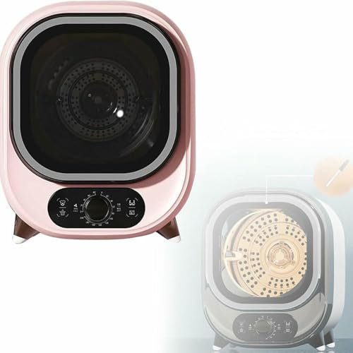 VYUJHNBG Piccola asciugatrice, asciugatrice a condensazione Portatile, asciugatrice ventilata, Mini asciugatrice centrifuga compatta, per Uso su bancone o a Parete