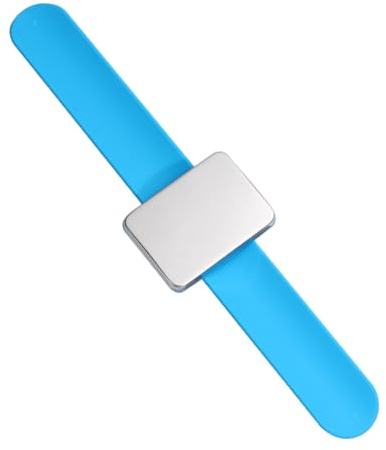 Magnetisches Haarnadel Armband aus Silikon für Friseure, Blau | Hält Haarspangen und Clips Sicher, Angenehm zu Tragen, für Alltag, Praktisches Beauty Zubehör