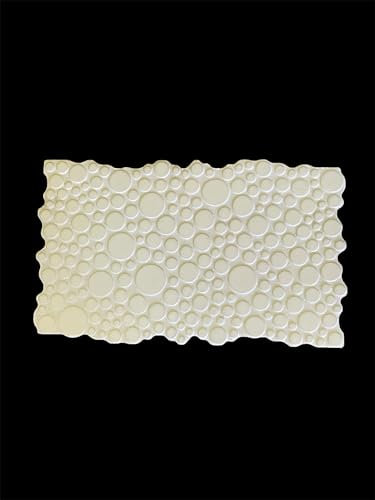Piastrella da rivestimento maiolica mattonella mosaico pietre bianche Effetto bagnato 20 x 33,5 cm ondulato, PREZZO RIFERITO A 1 CONFEZIONE DI 1 MQ SPEDIZIONE GRATIS!