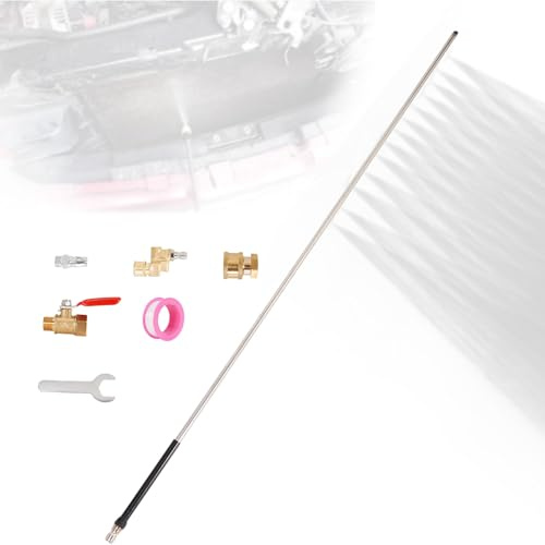 JiaYan Radiator Cleaning Wand: 40in Radiator Genie Water Air Dual Purpose Connector Pressure Washer Flush and Cleaner Tool Max 5000PSI for Household Cars, Trucks, SUV, RV