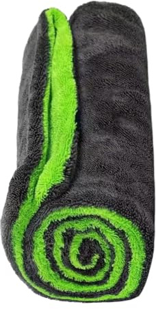 Generisch Lingettes de lavage de voiture, chiffons de nettoyage secs, double face, absorbants pour voiture, maison, salle de bain, berline, SUV, cuisine, fenêtre