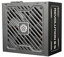 ENERMAX Revolution III S 1000W Negro | 80 Plus y Cybenetics Platinum | Fuente de alimentación ATX 3.1 modular completa | PCIe 5.1 12V-2x6 | Silencioso 120mm FDB Ventilador Semi-Fanless | 105°C jap