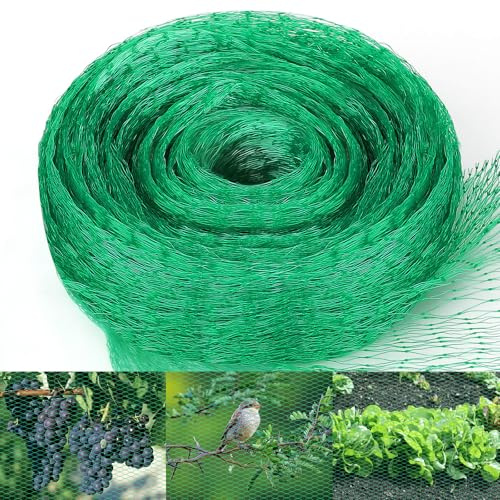 Malla Antipájaros, 4 x 6 M Red Antipajaros, Malla Antipalomas, Red de Protección para Pájaros, Mallas para Gallinero, Redes de Caza Pajaros para Jardines Huertos Campos Agrícolas Frutas y Verduras