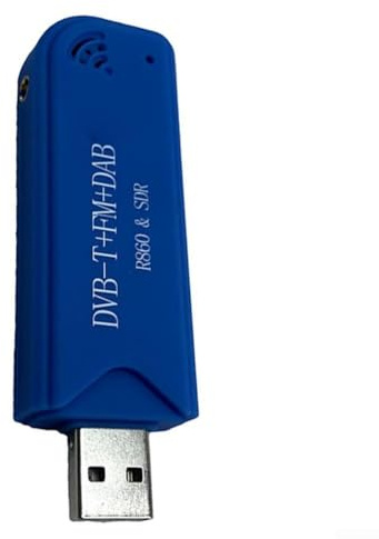 Zilimontt Funkempfänger mit RTL2832 ADC-Chip, 0,5 PPM TCXO, MCX-Stecker-Gerät für Software definiertes Radio, 25 MHz bis 1760 MHz Frequenzbereich, USB 2.0 (nur Host)