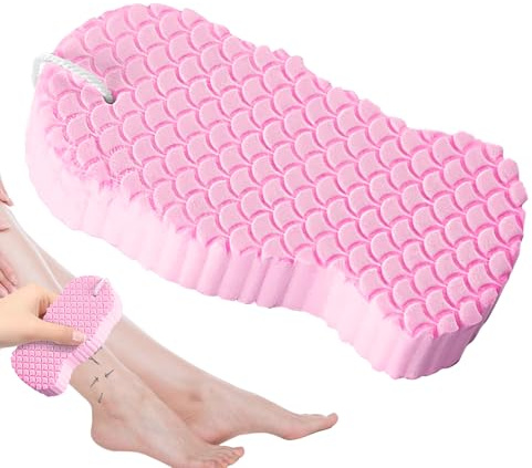 Esponja De Ducha Corporal Accesorio Para Ducha Suave, Respetuoso Con La | Cepillo Corporal de Esponja de Baño Niños Infantiles Embarazadas Adultos Ducha Baño Hogar Cuarto de Ba