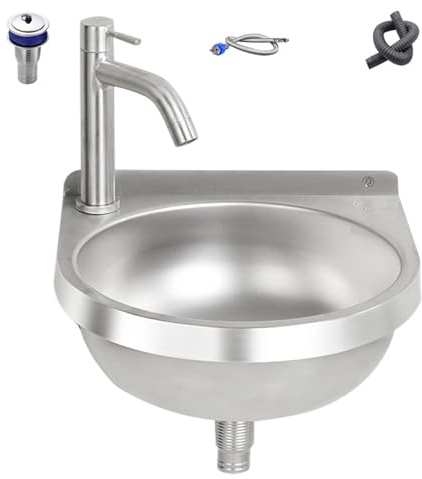Lavabo di vanità - Lavabo semicircolare per WC,Lavabo per Ristorante,per Mobile lavabo, Ristorante, Casa, Cucina, Lavanderia, Bagno, WC, Caffè, Hotel