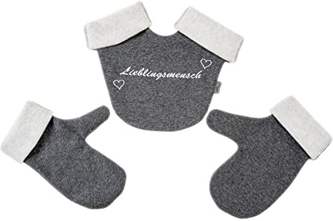 Partnerhandskar i yllefilt – You & Me – tyska handgjorda