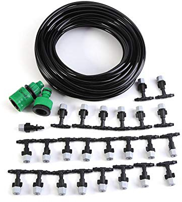 Kits d'irrigation Réglable Système d'arrosage Automatique Pour DIY Irrigation Arrosage Brumisation Jardin Serre Goutteurs Micro Arroseur Jardin d'arrosage Arroseurs Plantes(15M)