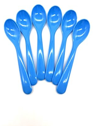 Kimmel 21-000-3308-1 - Cuchara para huevos (6 unidades, plástico), color azul claro