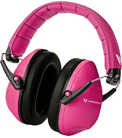 Vanderfields Kopfhörer Gehörschutz Kinder 3-16 Jahre - 27dB SNR - Lärmschutz Kopfhörer Kinder Gehörschutz - Kopfhörer Schule Konzentration, Schlagzeug, Autisten, Konzert - Ohrenschützer