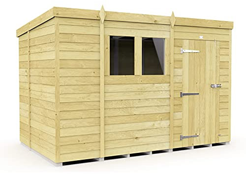 Total Sheds 10x6 Pent Shed Fast 2-5 Days Delivery Anywhere In The U.K