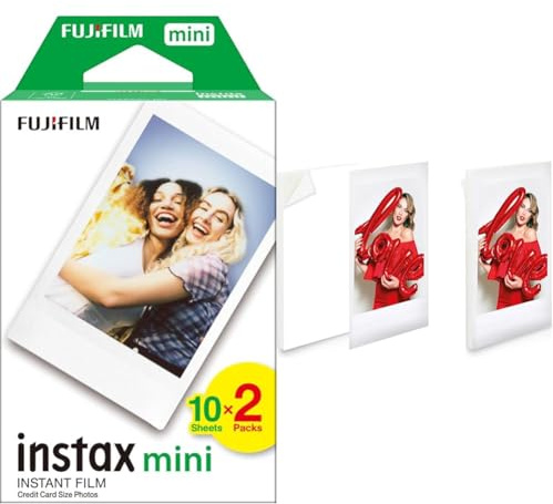 instax mini Film, Doppelpack + Shacolla Herz