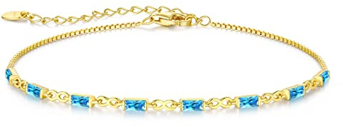 CDE Gold Armband Damen 925 Sterling Silber 14k Vergoldet | Infinity Armbänder Damen Verstellbar Armkette Schmuck Muttertag Valentinstag Geburtstag Weihnachten Geschenke