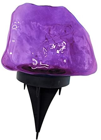 HEMOTON 3stücke Solar Steinlampe Wasserdichte Led Gartenbeleuchtung Für Außenbereich Erdlicht Für Landschaftsgestaltung Für Rasen Patios Und Einfahrten