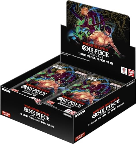 One Piece Trading Card Game - Wings of The Captain (OP06) - Display (24 Booster Packs) - ENGLISCH - Originalverpackt mit LMS Trading Grußkarte