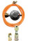 TGO Gasgeräte GmbH 30mbar Fahrzeug-Druckregler + Gasschlauch Winterfest 1/4' Links Überwurfsmutter X 8mm Schneidring-Verschraubung (80 cm (0,8m))
