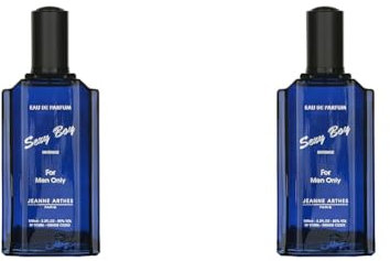 JEANNE ARTHES - Parfum Homme Sexy Boy Intense - Eau de Parfum - Flacon Vaporisateur 100 ml - Fabriqué en France à Grasse (Lot de 2)