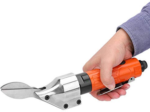 Metal Shear, Metal Shears for Cutting Sheet Metal Sheet Metal Shears 1/4in Air Shears 22000rmp Pneumatic Metal Cutter Steel Straight Blade Scissors Air Metal Cutting Shears