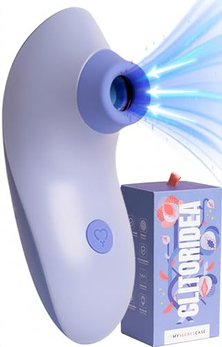 MySecretCase Succhia Clitoride per Donne, Stimolatore Clitoride Femminile con 9 Modalità Suzione e 5 Intensità, Silenzioso Silicone, Vibratoreper Donna Professionale, Sexytoysys Donna, Impermeabile
