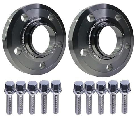 Spurverbreiterung Distanzscheiben Set Für 5 Series F10 F11 Flanschplatte T6-7075 Spurverbreiterungen Aluminiumnabe Verbreiterter Adapter 2 STÜCKE 5x120 CB 72,6 Auto Distanzscheiben(2PCS Adapter 15mm)