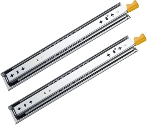 Glissières pour tiroirs d'armoires Rail coulissant robuste avec verrouillage(100cm)